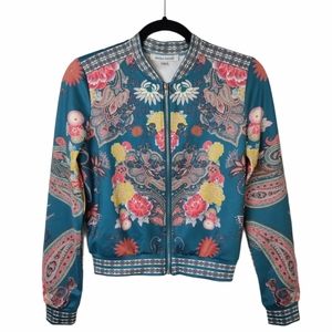 Jealous Tomato Floral Colorful Jacket Small